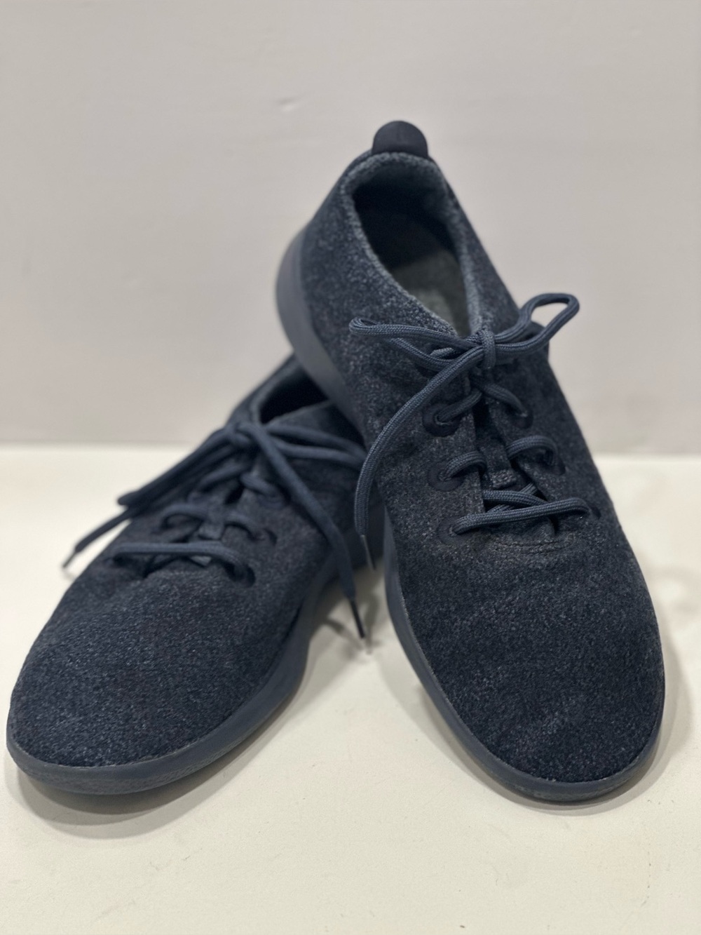 Allbirds mens 13 wool navy blue tennis comfort shoes fashion sneakers